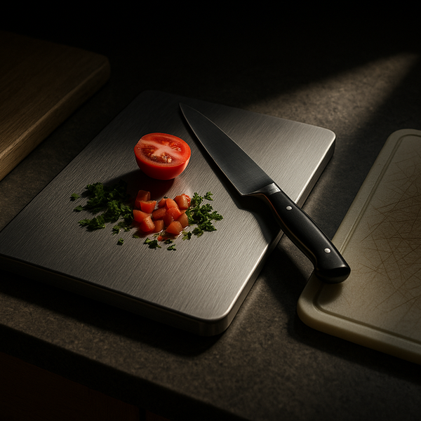 Knife-Friendly Surfaces: Why Titanium Beats Wood & Plastic