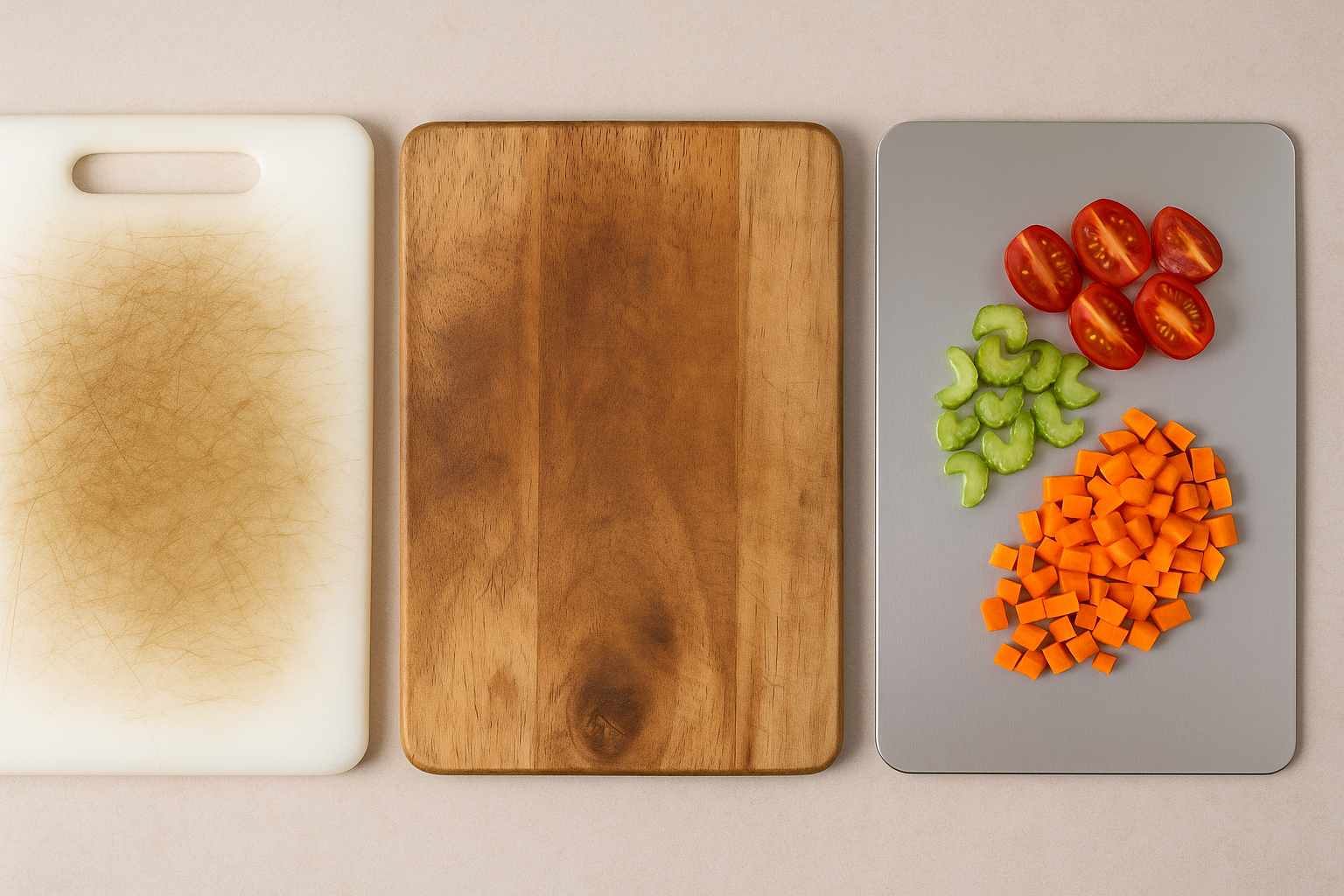 The Hidden Dangers of Plastic and Wood Cutting Boards – A Health Perspective