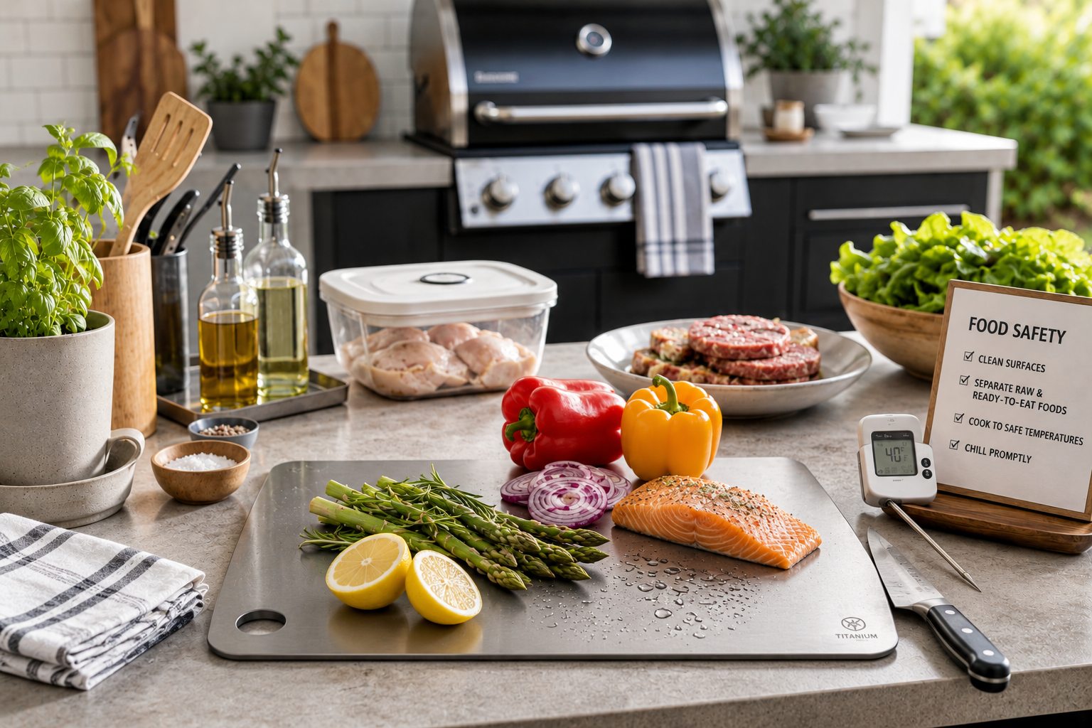 Get Your Kitchen BBQ-Ready: Prep Surfaces, Food Safety, and Smart Upgrades