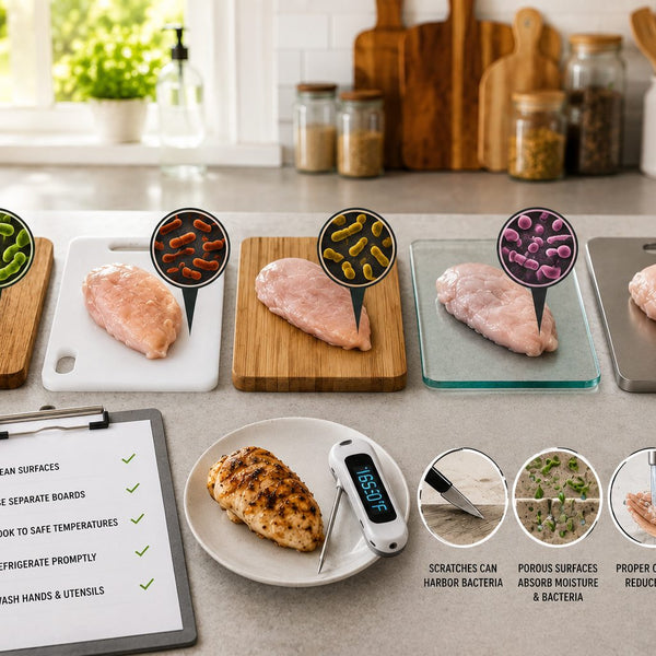 The Science of Kitchen Safety: What Your Surfaces Are (and Aren't) Doing to Your Food