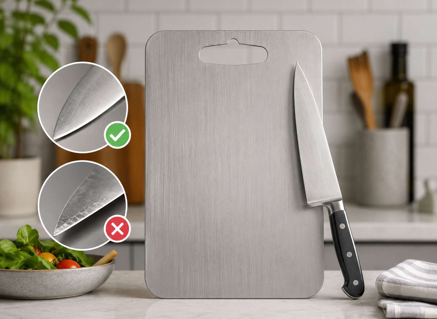 Does a Titanium Cutting Board Dull Your Knives? The Honest Answer