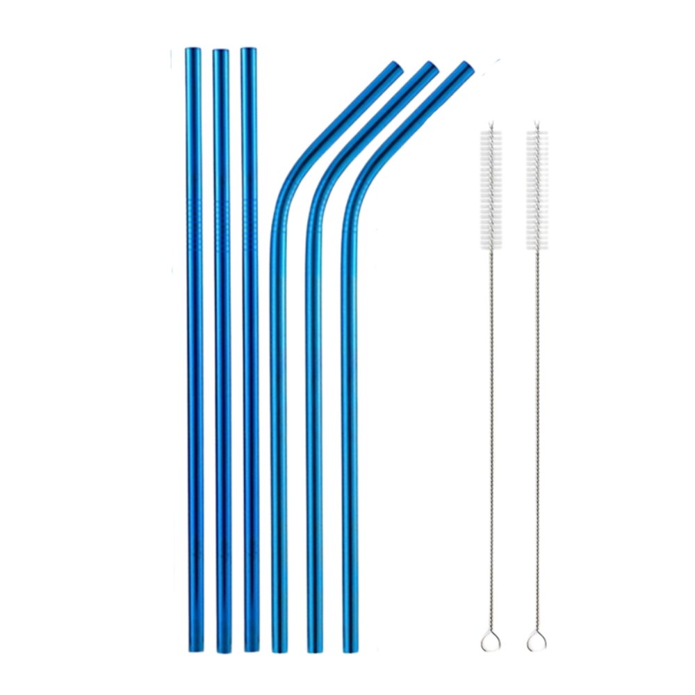 Stainless Steel Color Metal Straws