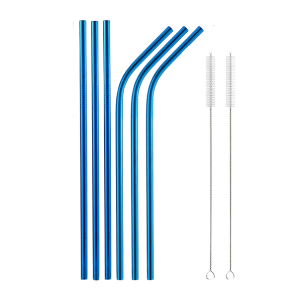 Stainless Steel Color Metal Straws