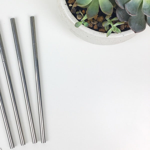 Stainless Steel Color Metal Straws