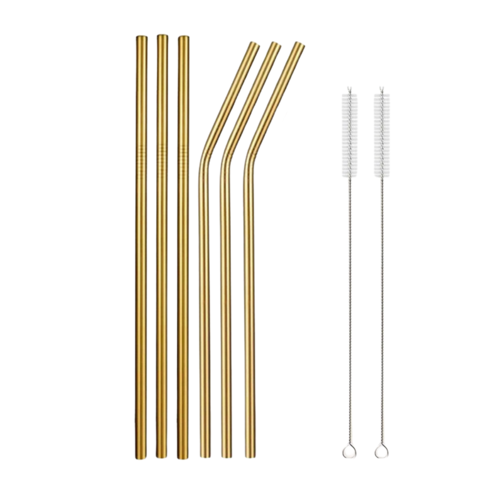 Stainless Steel Color Metal Straws