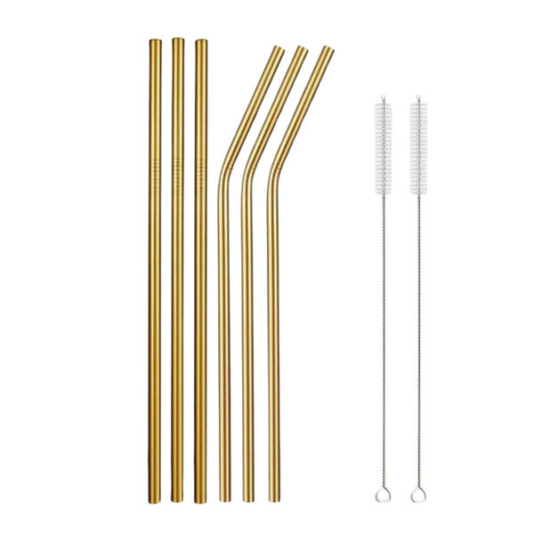 Stainless Steel Color Metal Straws