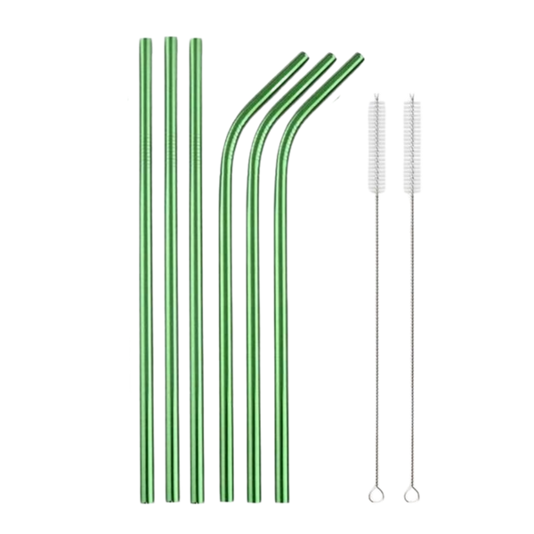 Stainless Steel Color Metal Straws