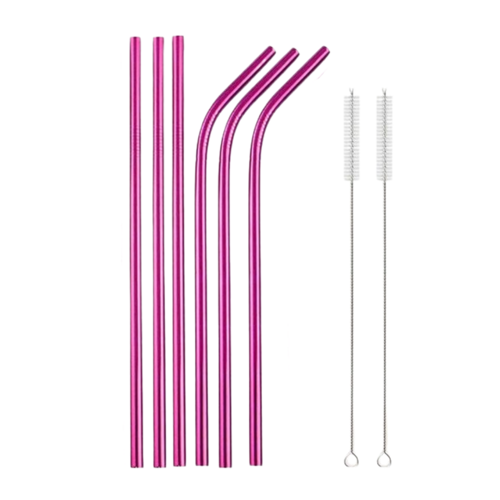 Stainless Steel Color Metal Straws