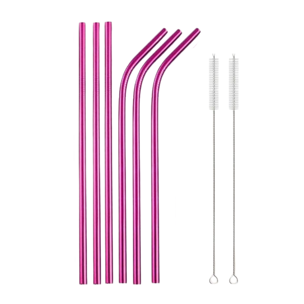 Stainless Steel Color Metal Straws