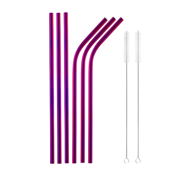 Stainless Steel Color Metal Straws