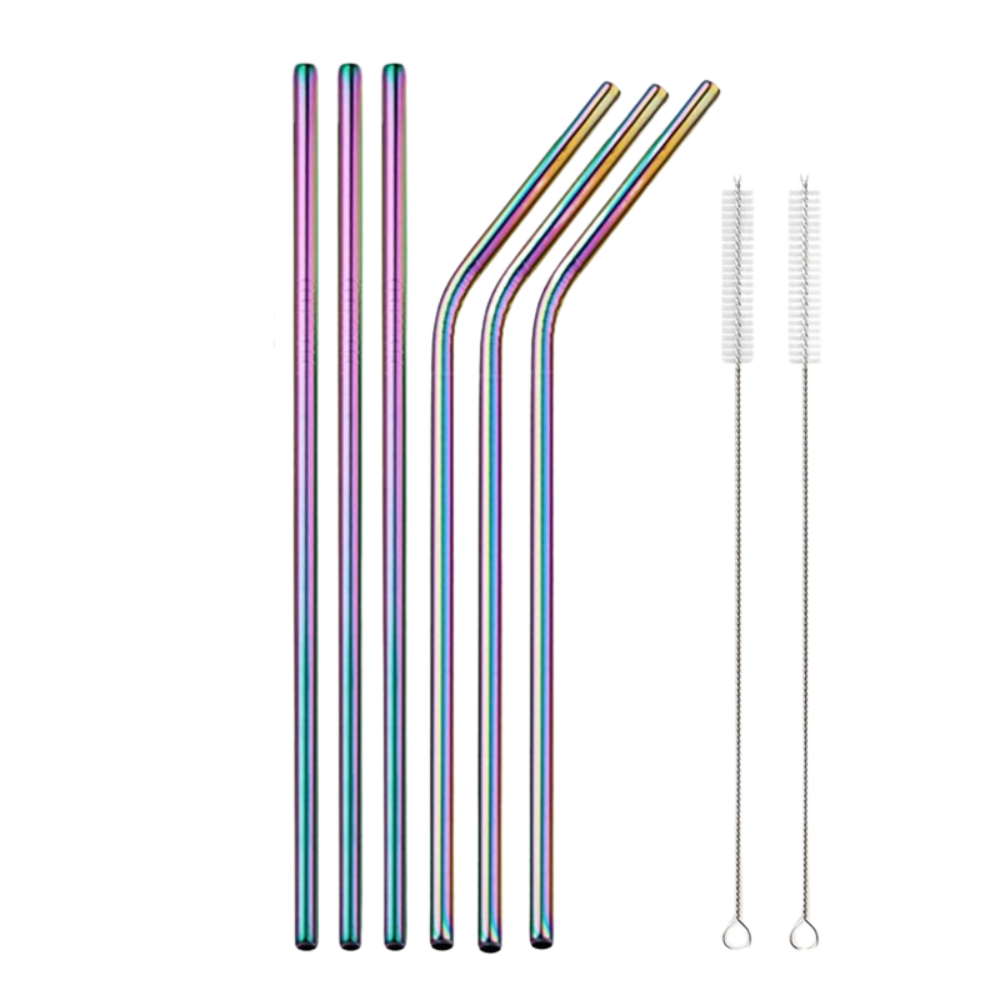 Stainless Steel Color Metal Straws