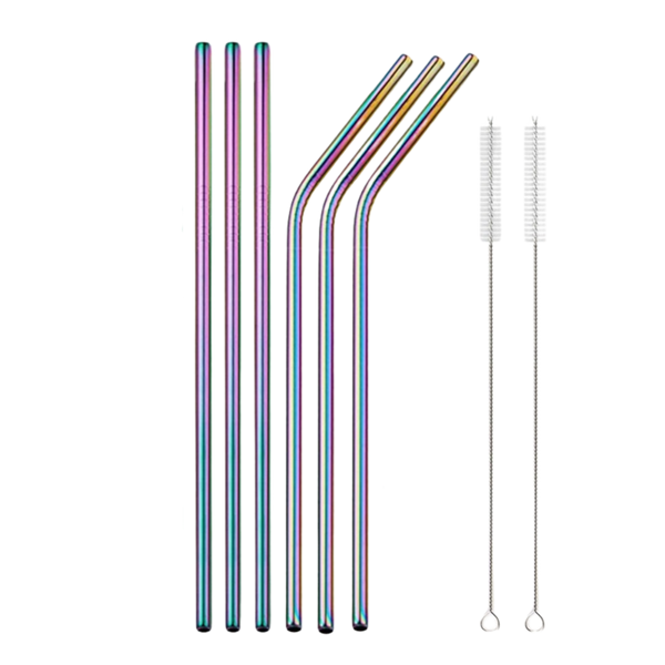 Stainless Steel Color Metal Straws