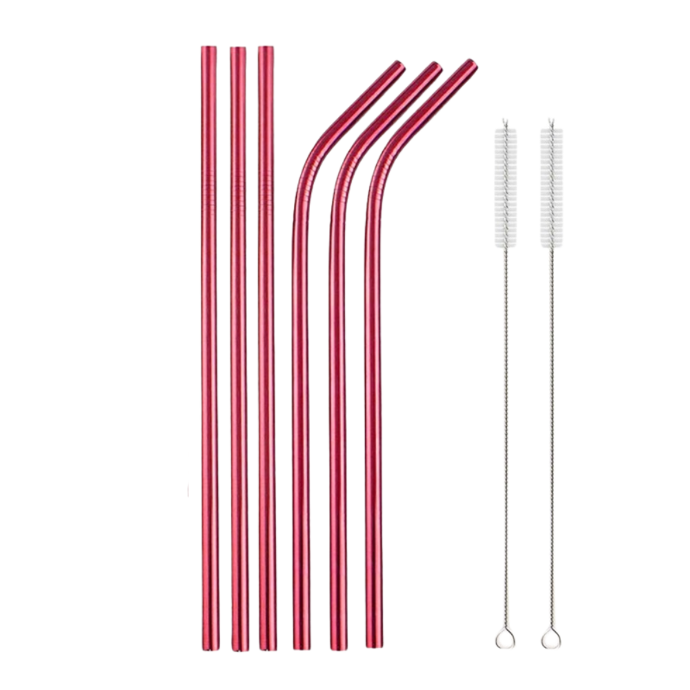 Stainless Steel Color Metal Straws