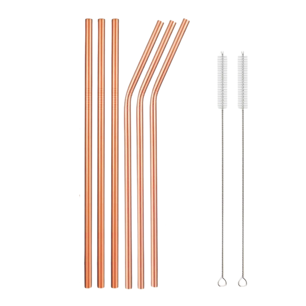 Stainless Steel Color Metal Straws