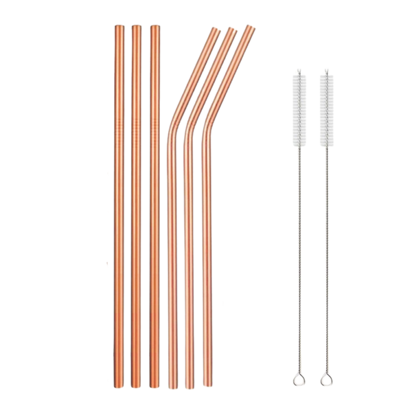 Stainless Steel Color Metal Straws